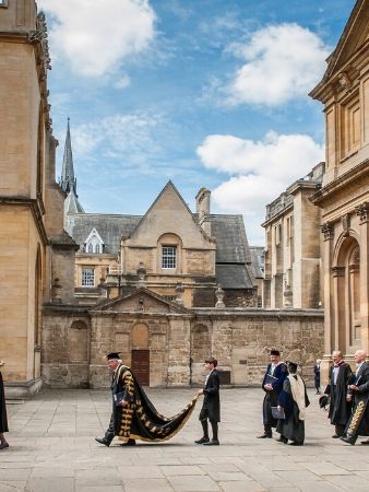 Oxford college students